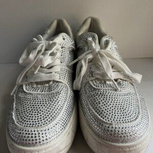 Call It Spring - WOMEN’S RHINESTONE B.E.D FOAM SNEAKERS Size 7.5